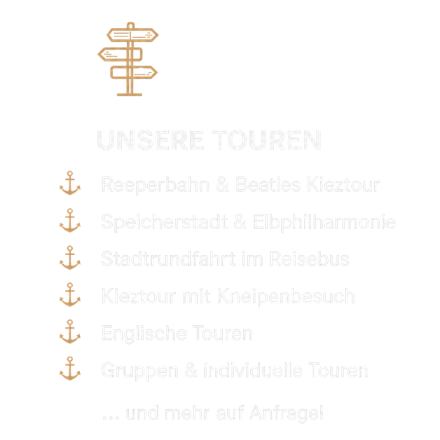 Die Kiez-Kapitän Hamburg Touren mit besten Bewertungen für die Reeperbahn und Beatles Kieztour und die Stadtführung Hamburg.