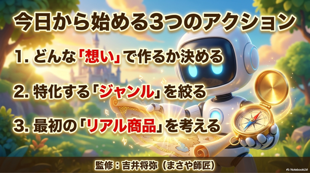 この3つが決まると、AIアート収益化への第一歩を踏み出せます。
