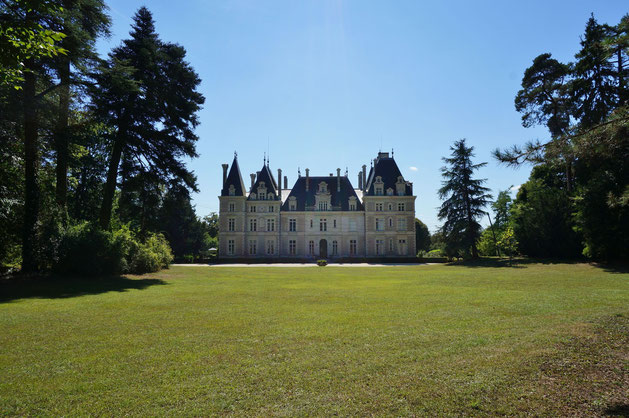 De voorzijde van het Château