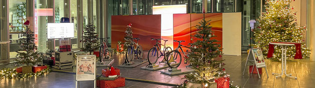 Energiefahrräder als Weihnachtsbikes im Einsatz