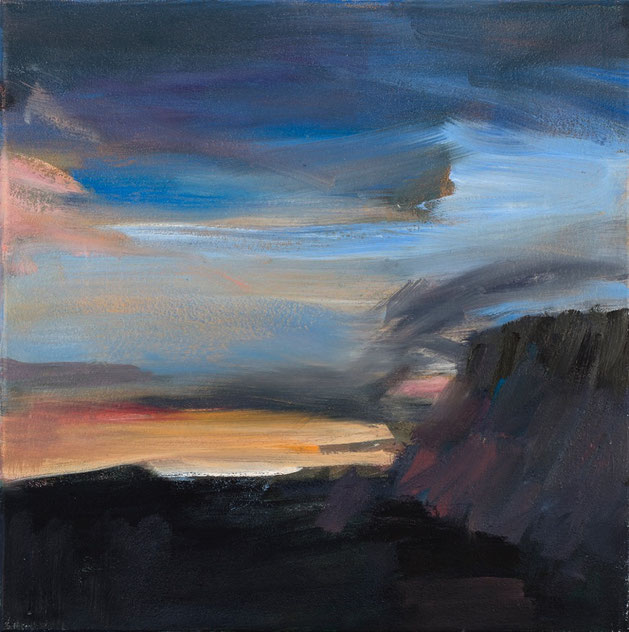 tramontana 3 2015 30 x 30 cm Öl / Leinwand