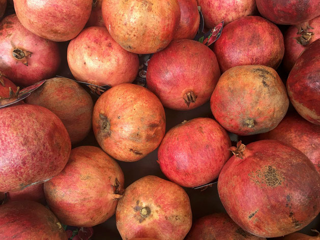 Granatäpfel, türkischer Markt