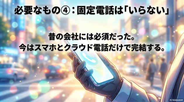 固定電話は基本いらない