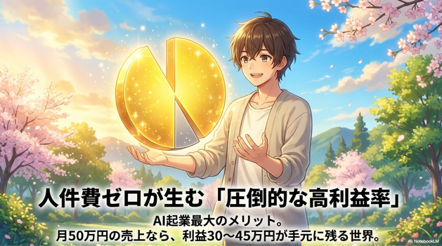 AI時代の1人起業は利益率が高い