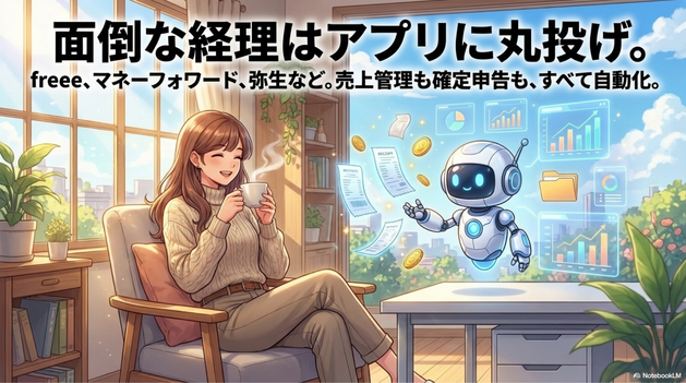 会計ソフトを使うと簡単