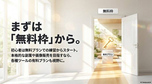 画像販売や副業に使う場合は、  ChatGPTだけでなく、  Canva Pro、Adobe Firefly、  Adobe Stock、PIXTA、BASE、BOOTH  などの費用も考える必要があります。