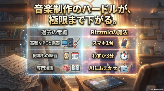 特に「商用利用OK」と「ミュージックビデオ自動生成」は  他のアプリと大きく差別化されているポイントです。