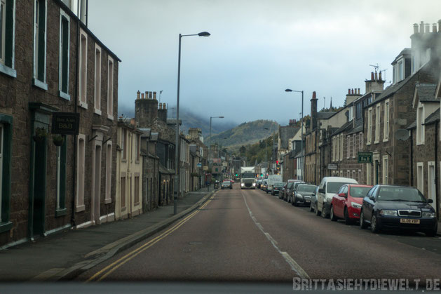 street,loch,lomond,trossachs,tipps,schottland,herbst,oktober
