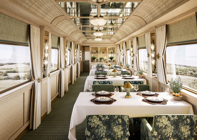 Britannic Explorer - Speisewagen ©Belmond