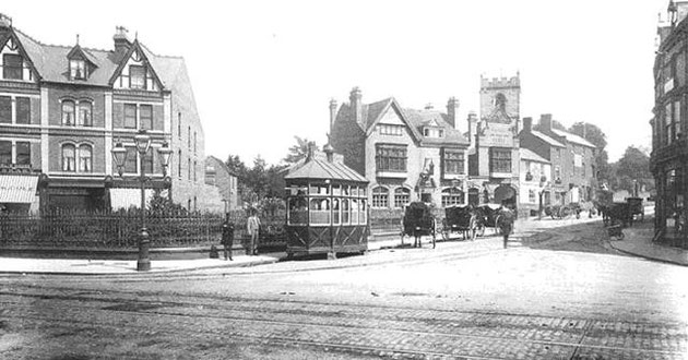 Moseley Village in 1895