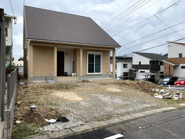 名古屋市 洋風のお家 外構前