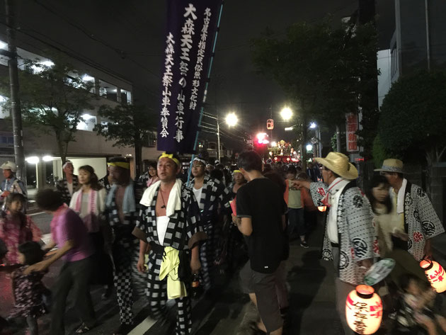 正装で臨む大森天王祭!格好良い!!!