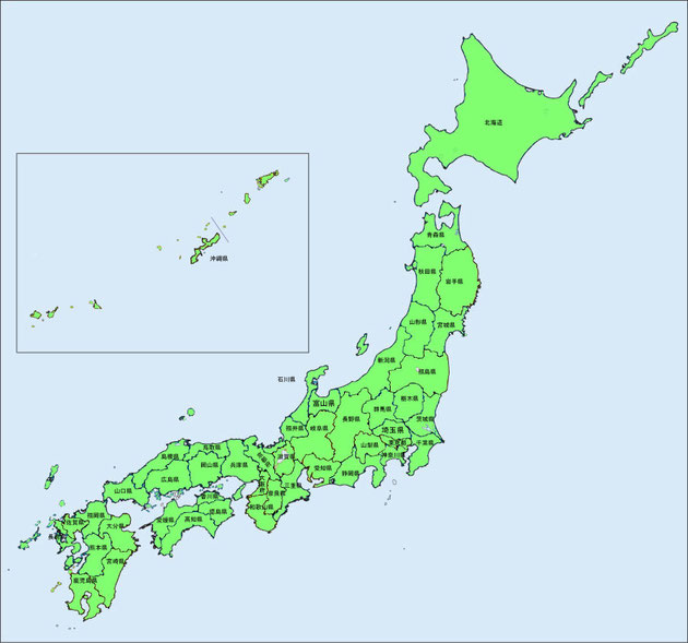 国土交通省のページで各都道府県が公開している各都道府県が公開している土砂災害危険箇所と土砂災害警戒区域の図