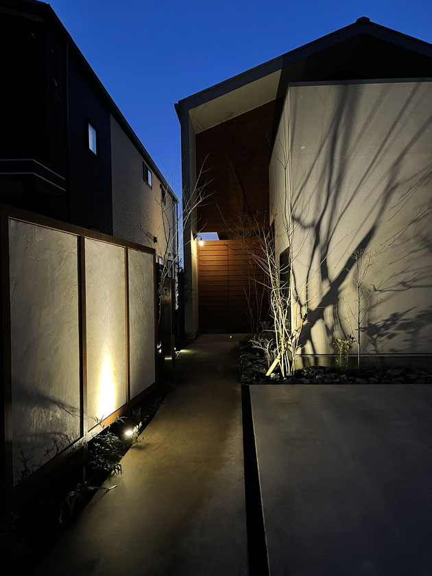 名古屋市天白区　建築家の設計した家　ライティング