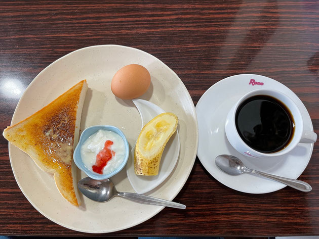 モーニングハンター柴ちゃん高蔵寺の「Cafeはなもも」でモーニングを頂きました！