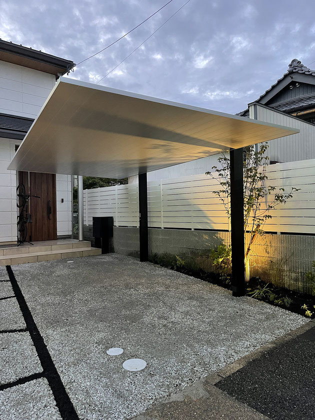 LIXIL カーポートSC シンプルな屋根