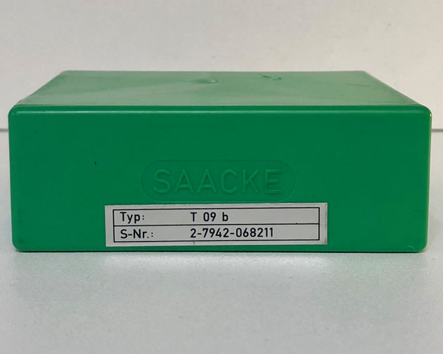 SAACKE flame failure indicator, Type: T09B.