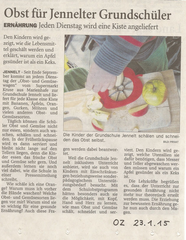 Ostfriesen-Zeitung 23.01.2015