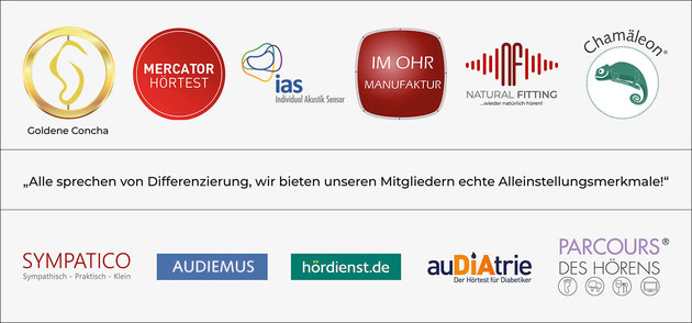 Grafik Übersicht Alleinstellungsmerkmale Individual Akustiker Service GmbH
