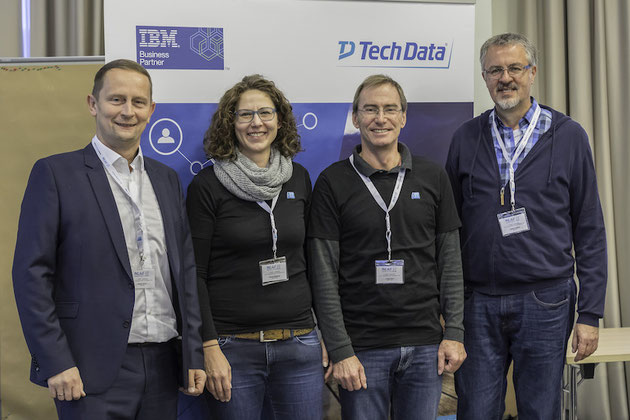 DeafIT Konferenz 2017: DeafIT-Team mit dem Premium-Sponsor TechData