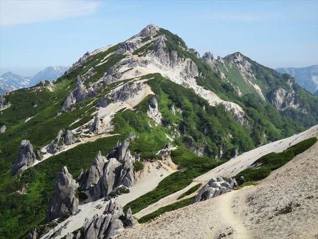 北アルプスの女王　燕岳 2,763m