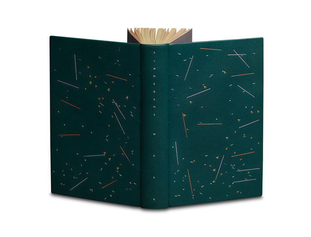 Full leather binding with tooled design