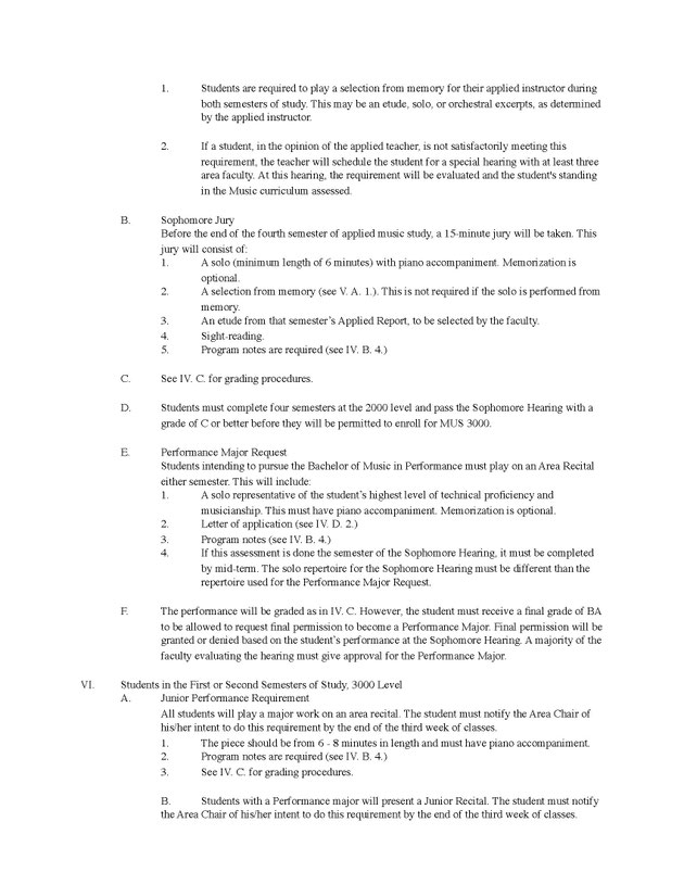 Oboe Studio Syllabus Nora Lewis, Oboist