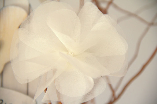 Haarblüte "Amanda", Hochzeit Haarschmuck