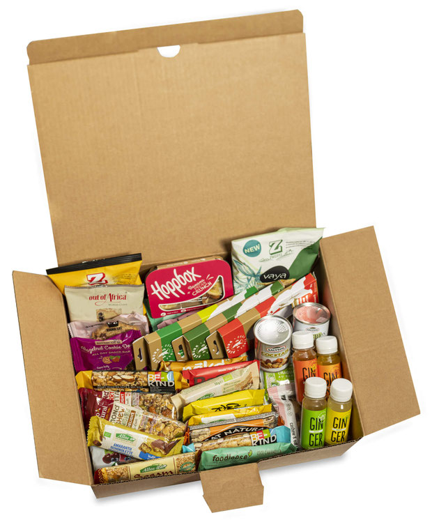 Snackbox Online Shop Ingwershots und Snackbox