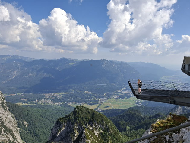 Blick zur AlpspiX Plattform 