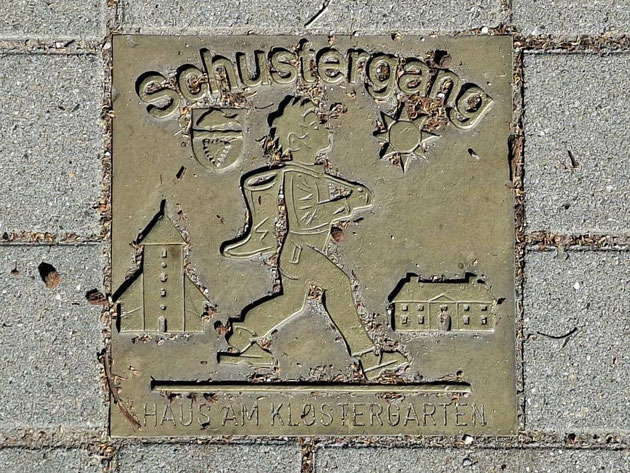 Bronzefliesen Preetz Schustergang