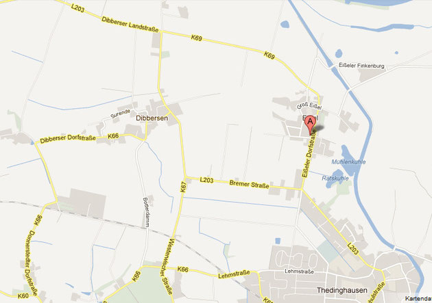 Karte aus Googlemaps