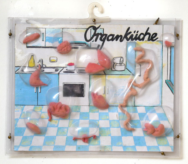 Organküche, 1992, Multiple, Silikon, Hartplastik, Fotokopie