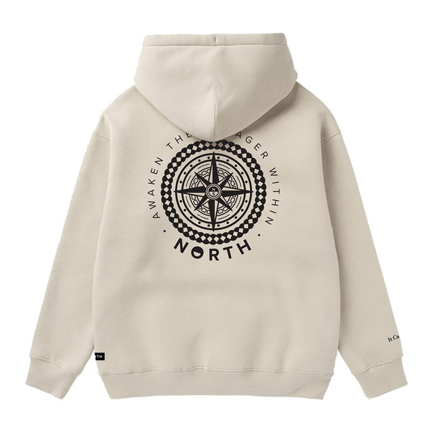 North Waypont Hood Sweat Sand bei WindSucht
