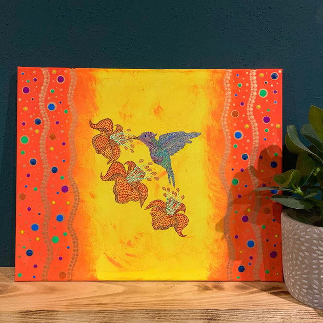 Colibri, Bildgröße 40 x 50 cm 