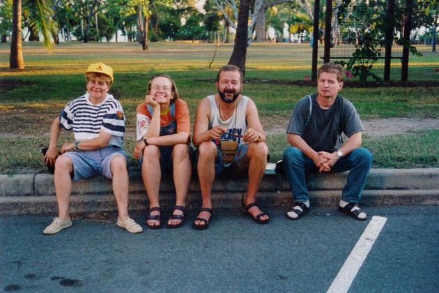 Rosi, Manja, Andreas und René in Darwin (NT)