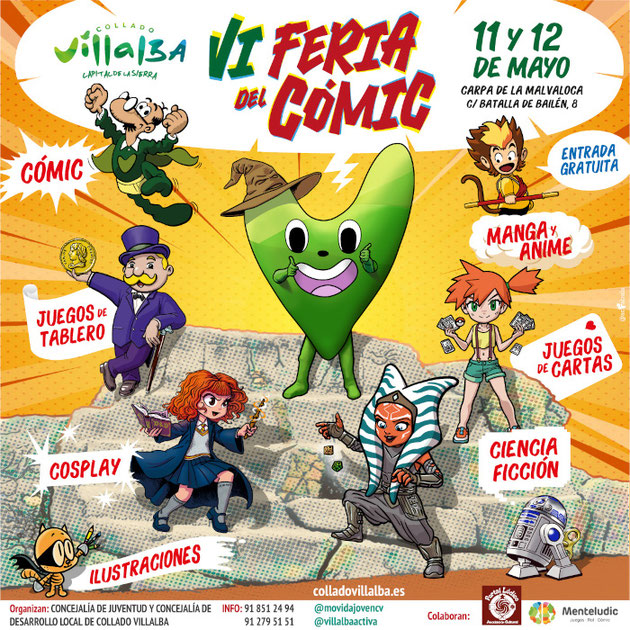 entradas que dia es donde es feria del comic de collado villalba