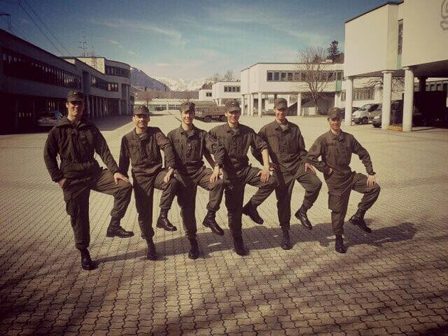 Gotta little Captian in you??? =) with Ludescher Johannes, Fenkart Lukas, Zugg Daniel, Lukas Rinner, Dietrich Matthias, Kögler David