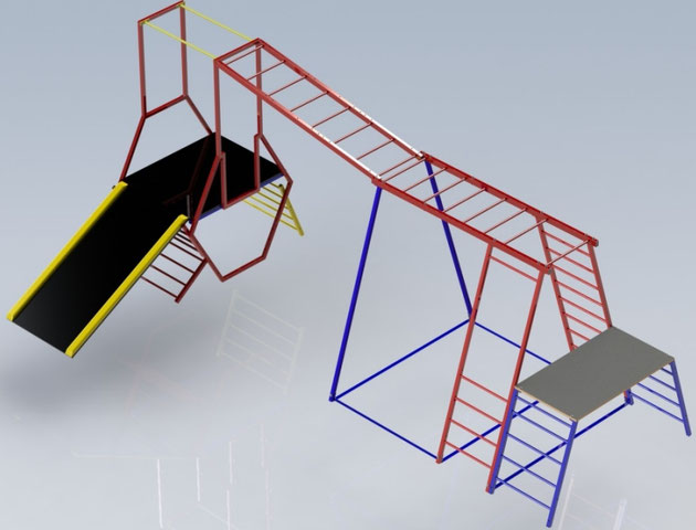 Детский спортивный комплекс для дома и улицы.