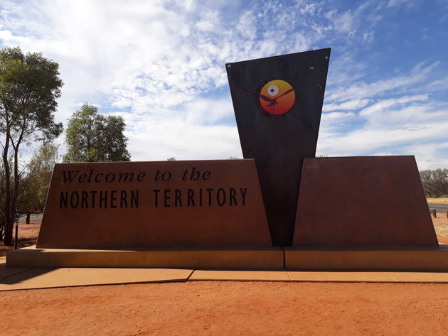 Border South Australia Northern Territory