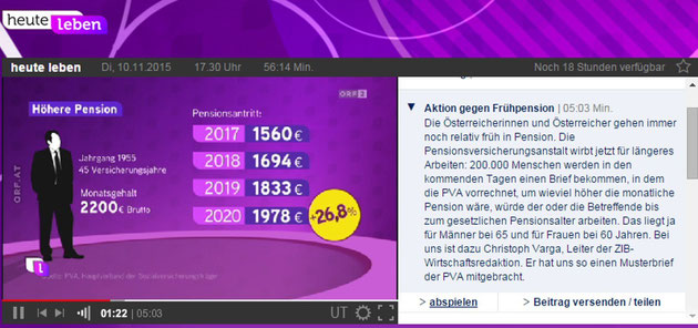 Pva Aktion Gegen Fruhpension Mobbing Konkret