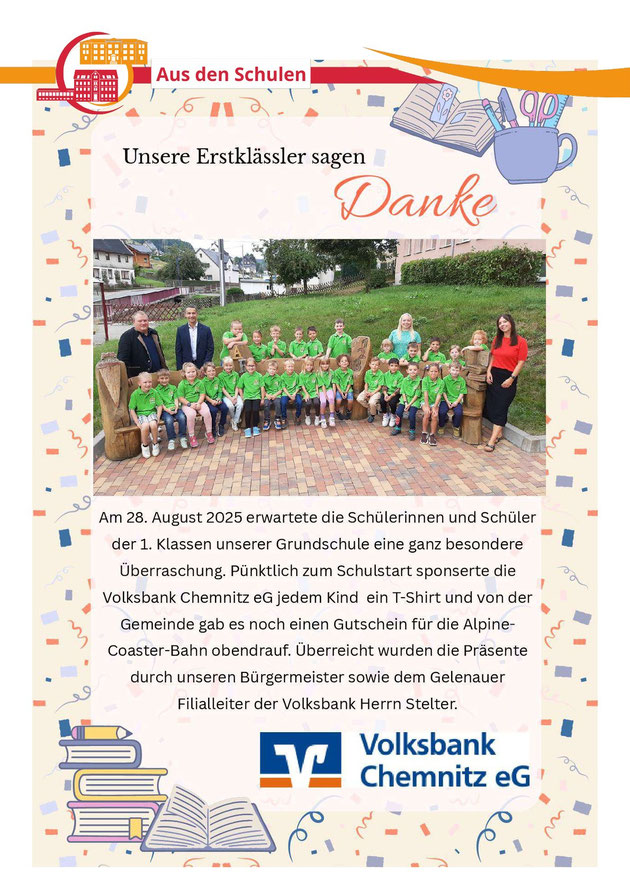 aus dem Amtsblatt der Gemeinde Gelenau