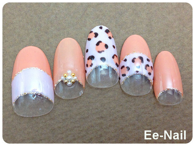 豹柄ダブルフレンチ