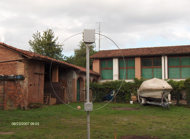 QUESTA FOTO IL LOOP APPENA ASSEMBLATO A CASA MIA.