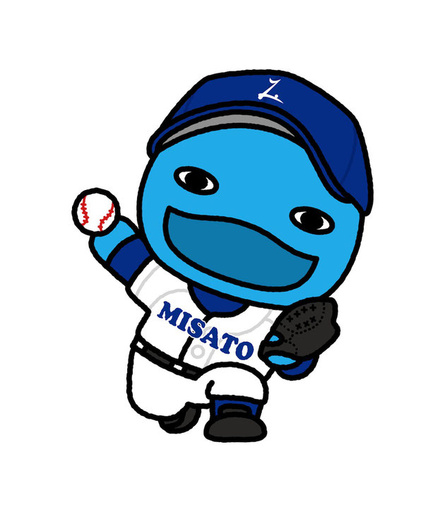 野球ミズモイラスト