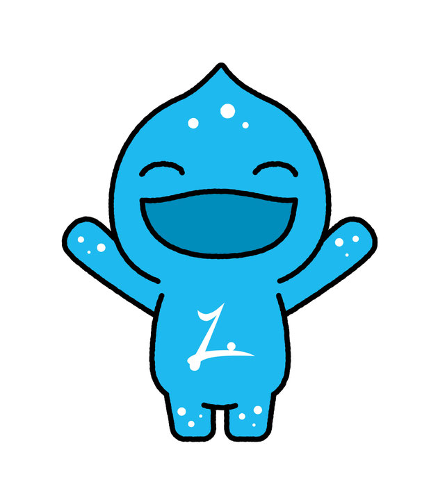 眠っていたミズモイラスト 「バンザイミズモ」