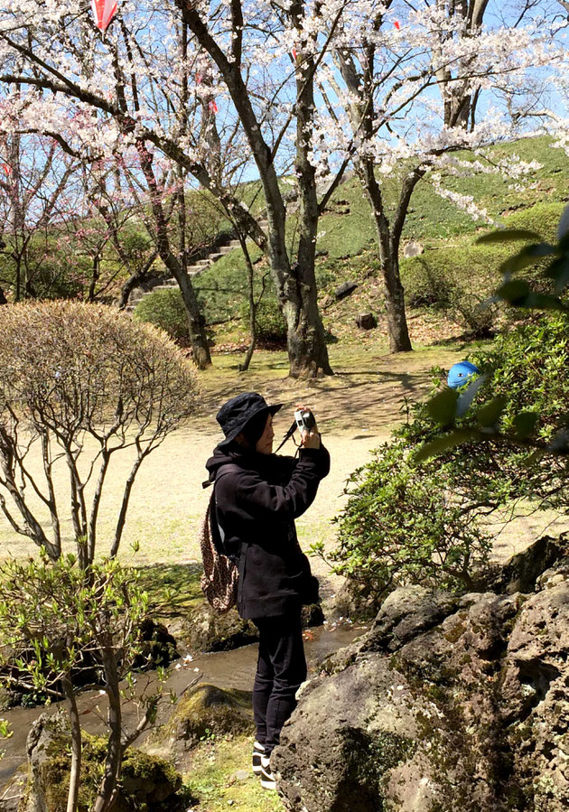 春の千秋公園とミズモ16