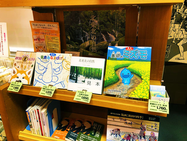 あきた県産品プラザ　ミズモ絵本