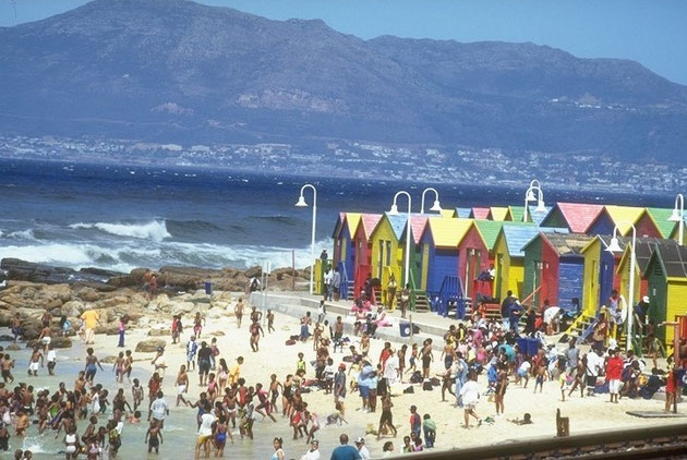 Kapstadt - Strand von Muizenberg