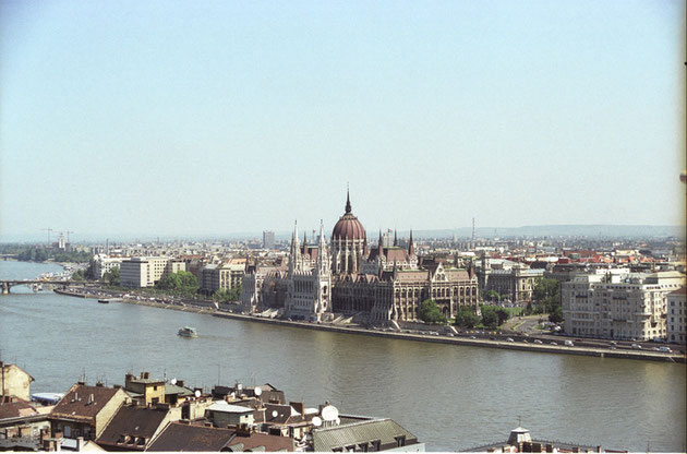 Budapest - Blick aufs Parlament